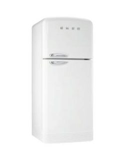 Smeg Fab50B 80Cm Retro Style Frost Free Fridge Freezer - White